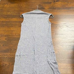 ASOS DESIGN Curve high neck midi dress in marl